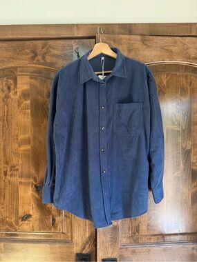 Blue Button Up